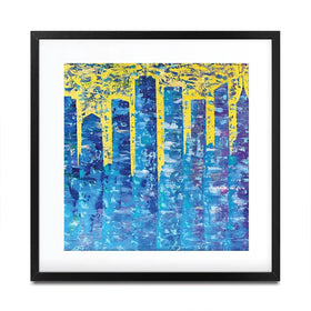 Skyscrapers Square Framed Art Print Skyscrapers Square Framed Art Print wall art product Denis Kuvaev / Shutterstock