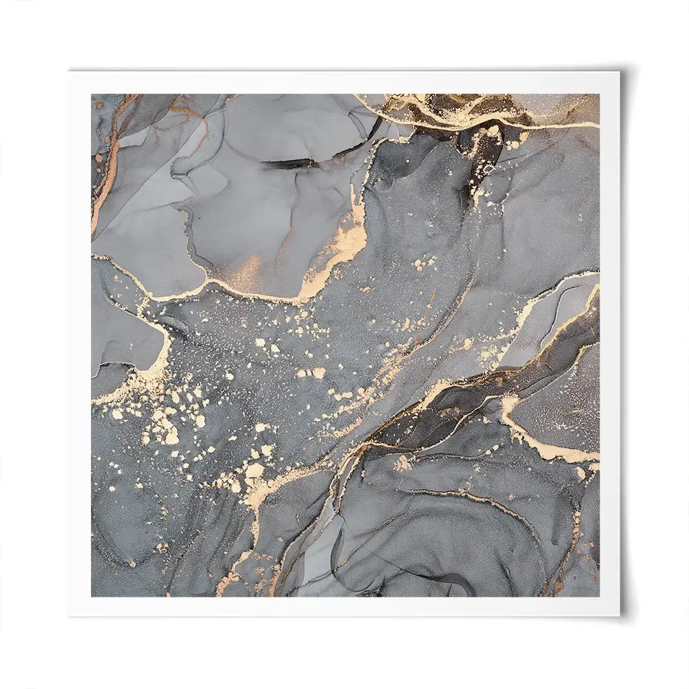 Slate Grey Marble Square Art Print Slate Grey Marble Square Art Print wall art product djero.adlibeshe yahoo.com / Shutterstock