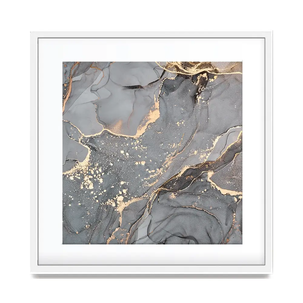 Slate Grey Marble Square Framed Art Print Slate Grey Marble Square Framed Art Print wall art product djero.adlibeshe yahoo.com / Shutterstock