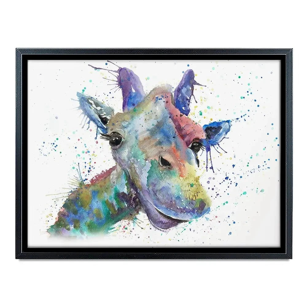 Smiling Giraffe Canvas Print Smiling Giraffe Canvas Print wall art product Jamie Taylor