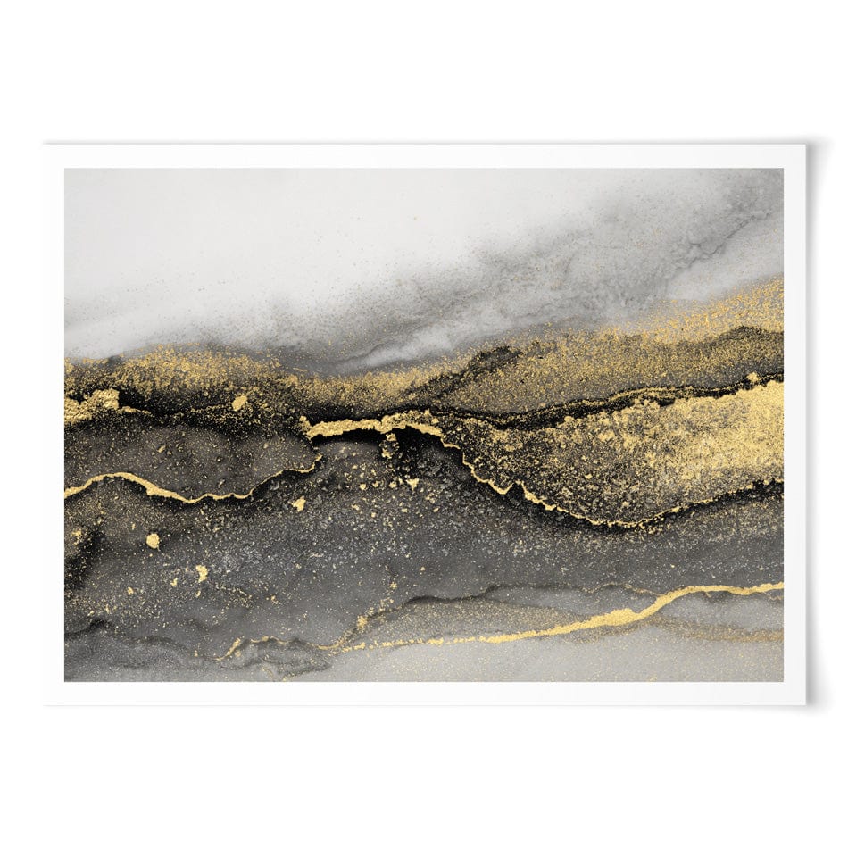 Smoky Abstract Art Print wall art product / Shutterstock