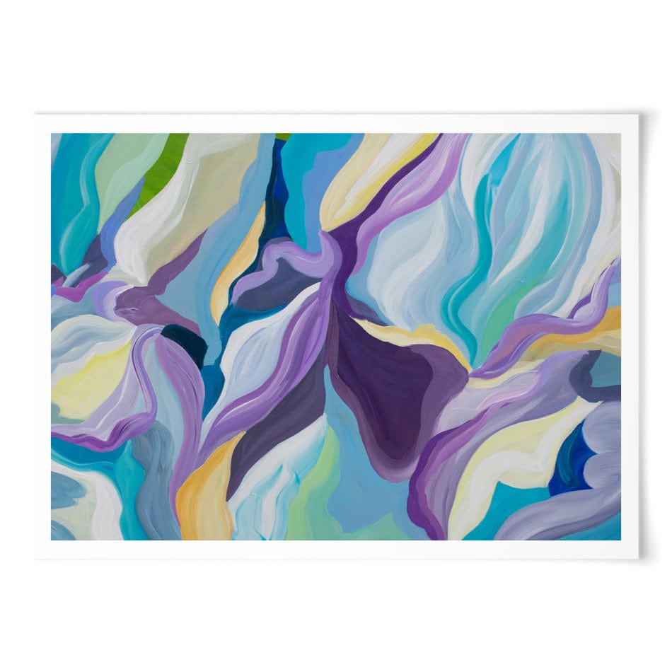 Smooth Purple Art Print wall art product Olga Tkachyk