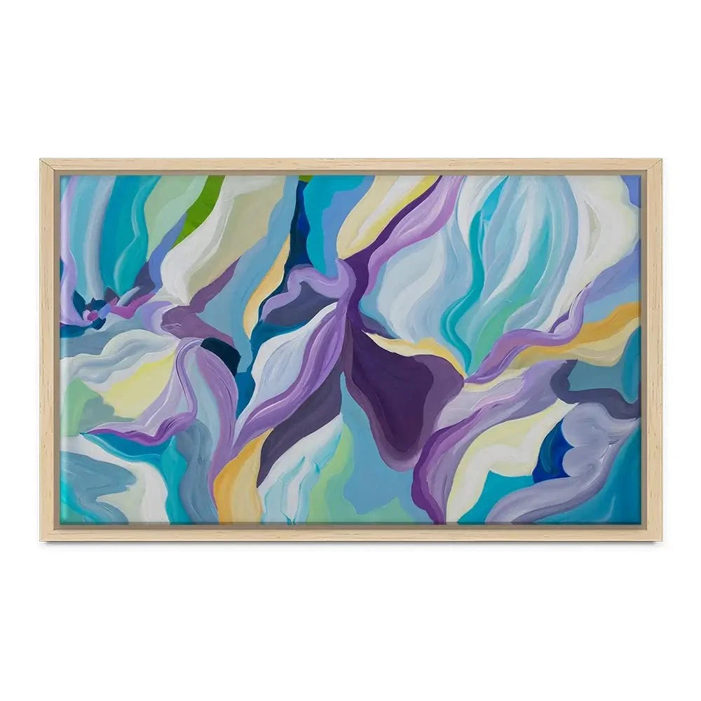 Smooth Purple Canvas Print Smooth Purple Canvas Print wall art product Olga Tkachyk