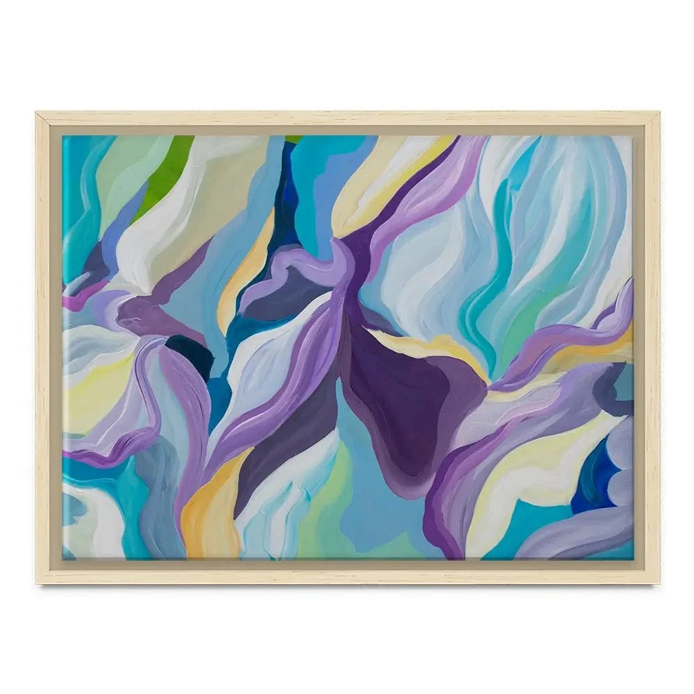 Smooth Purple Canvas Print Smooth Purple Canvas Print wall art product Olga Tkachyk