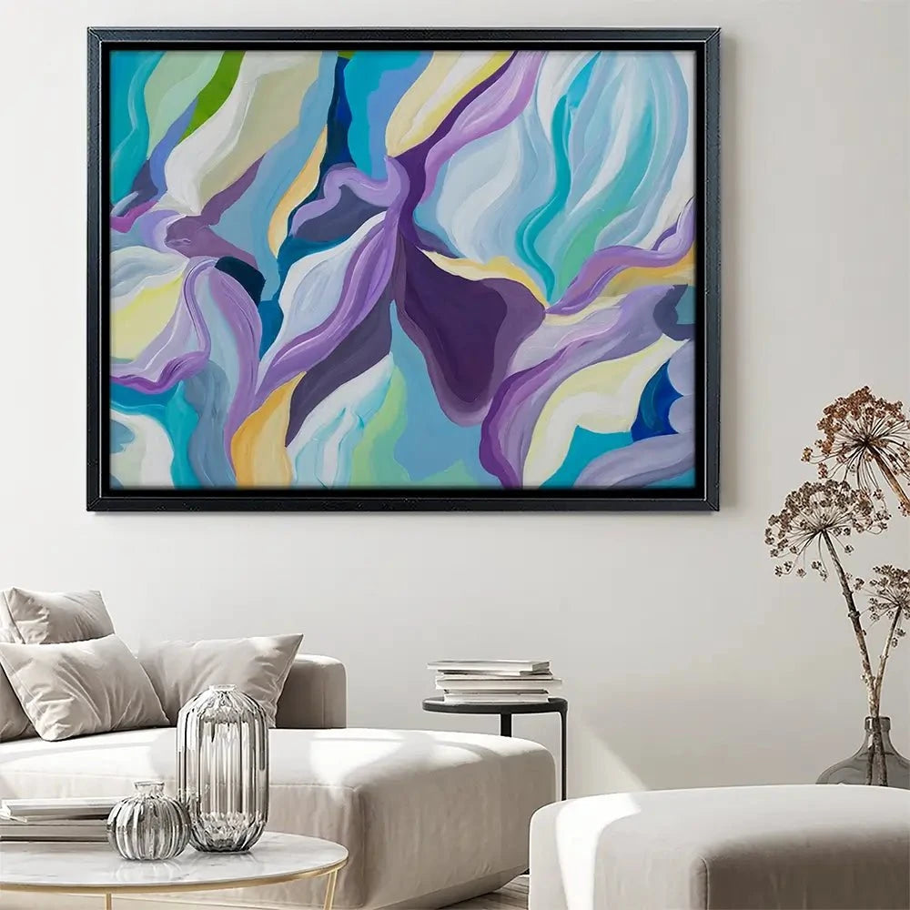 Smooth Purple Canvas Print Smooth Purple Canvas Print wall art product Olga Tkachyk