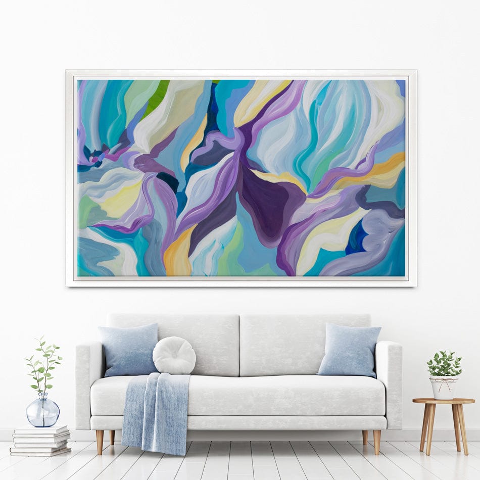 Smooth Purple Canvas Print wall art product Olga Tkachyk