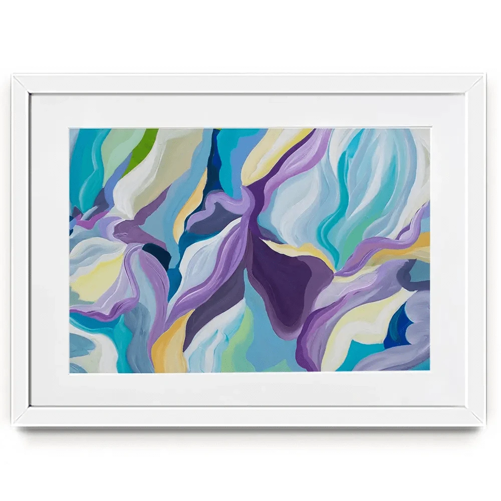 Smooth Purple Framed Art Print Smooth Purple Framed Art Print wall art product Olga Tkachyk