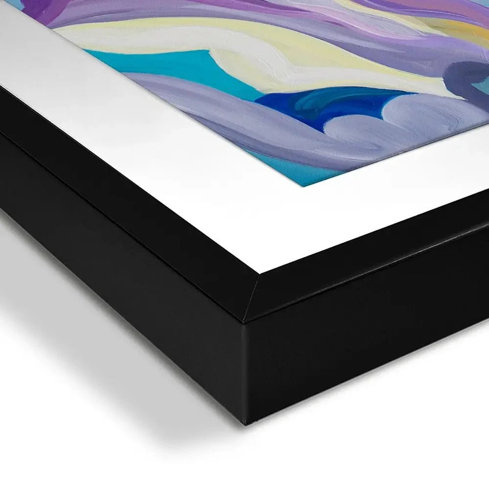 Smooth Purple Framed Art Print Smooth Purple Framed Art Print wall art product Olga Tkachyk