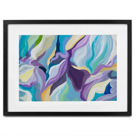Smooth Purple Framed Art Print Smooth Purple Framed Art Print wall art product Olga Tkachyk
