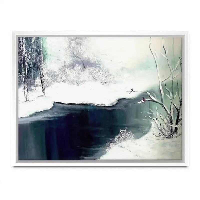 Snow Winter Canvas Print Snow Winter Canvas Print wall art product Violeta Allaberdieva