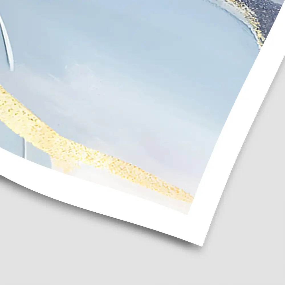 Soft Blue Petals Art Print Soft Blue Petals Art Print wall art product Art Print Shop