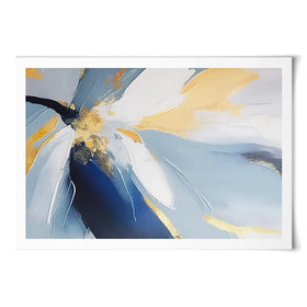 Soft Blue Petals Art Print Soft Blue Petals Art Print wall art product Art Print Shop
