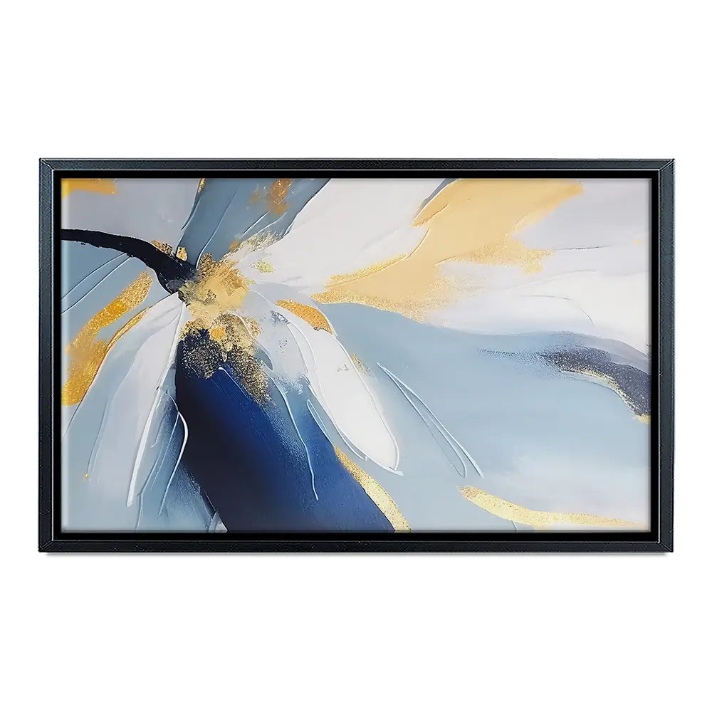 Soft Blue Petals Canvas Print Soft Blue Petals Canvas Print wall art product Art Print Shop