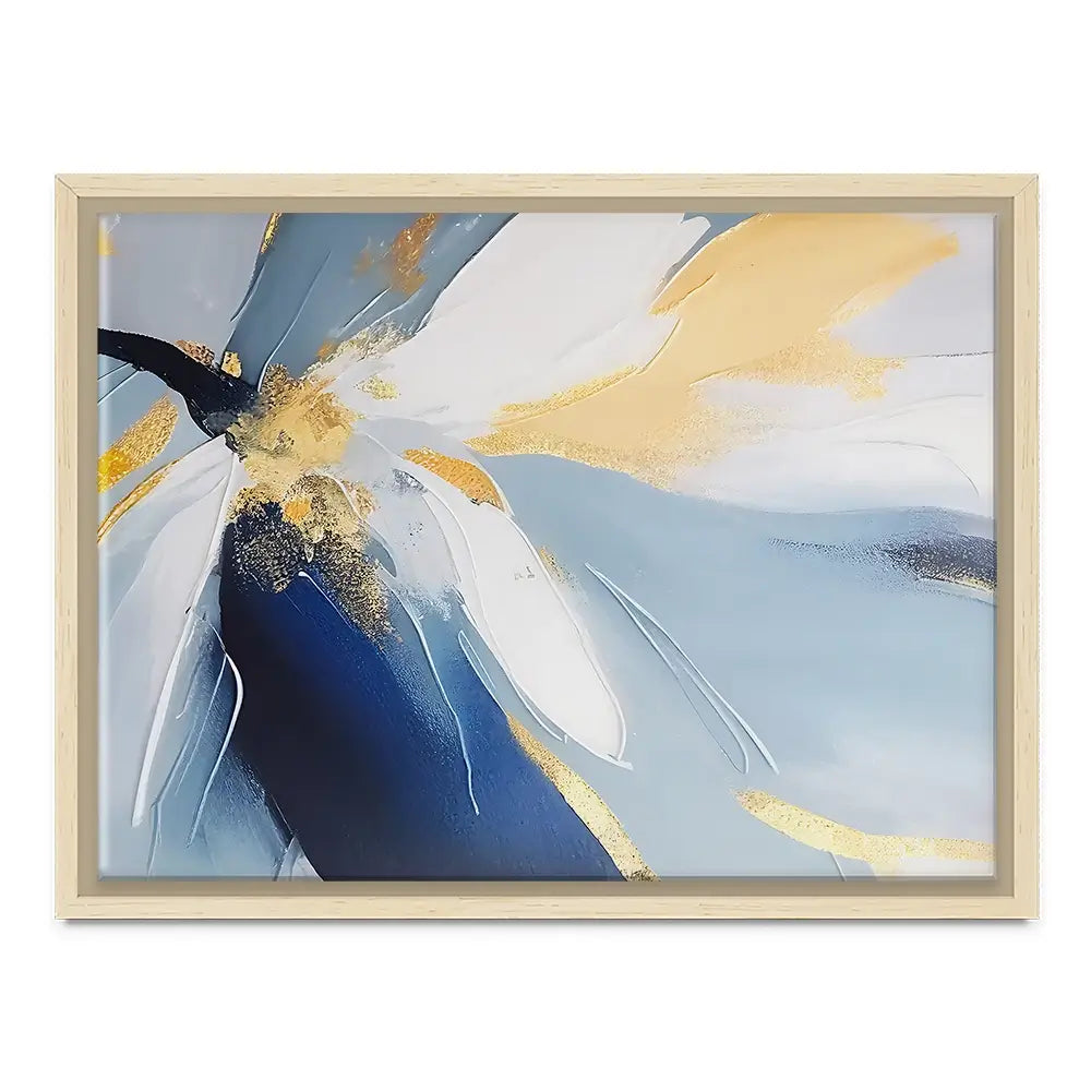 Soft Blue Petals Canvas Print Soft Blue Petals Canvas Print wall art product Art Print Shop