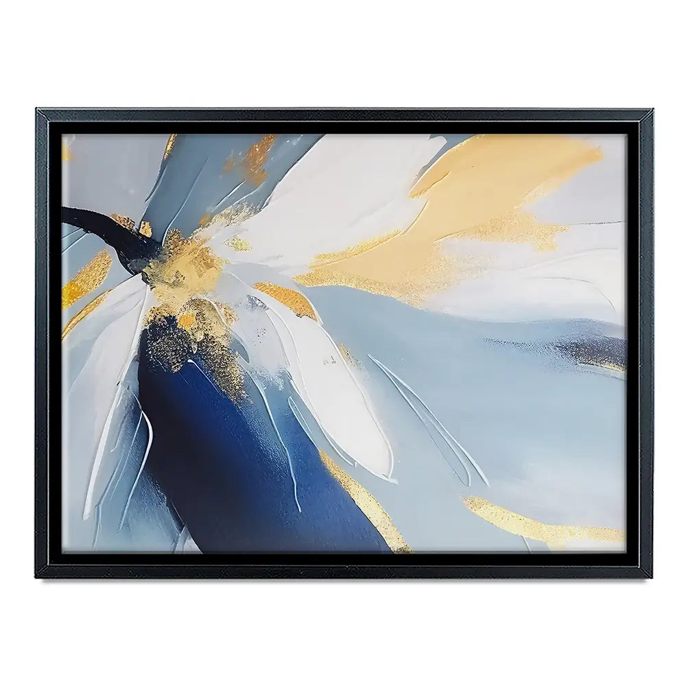 Soft Blue Petals Canvas Print Soft Blue Petals Canvas Print wall art product Art Print Shop