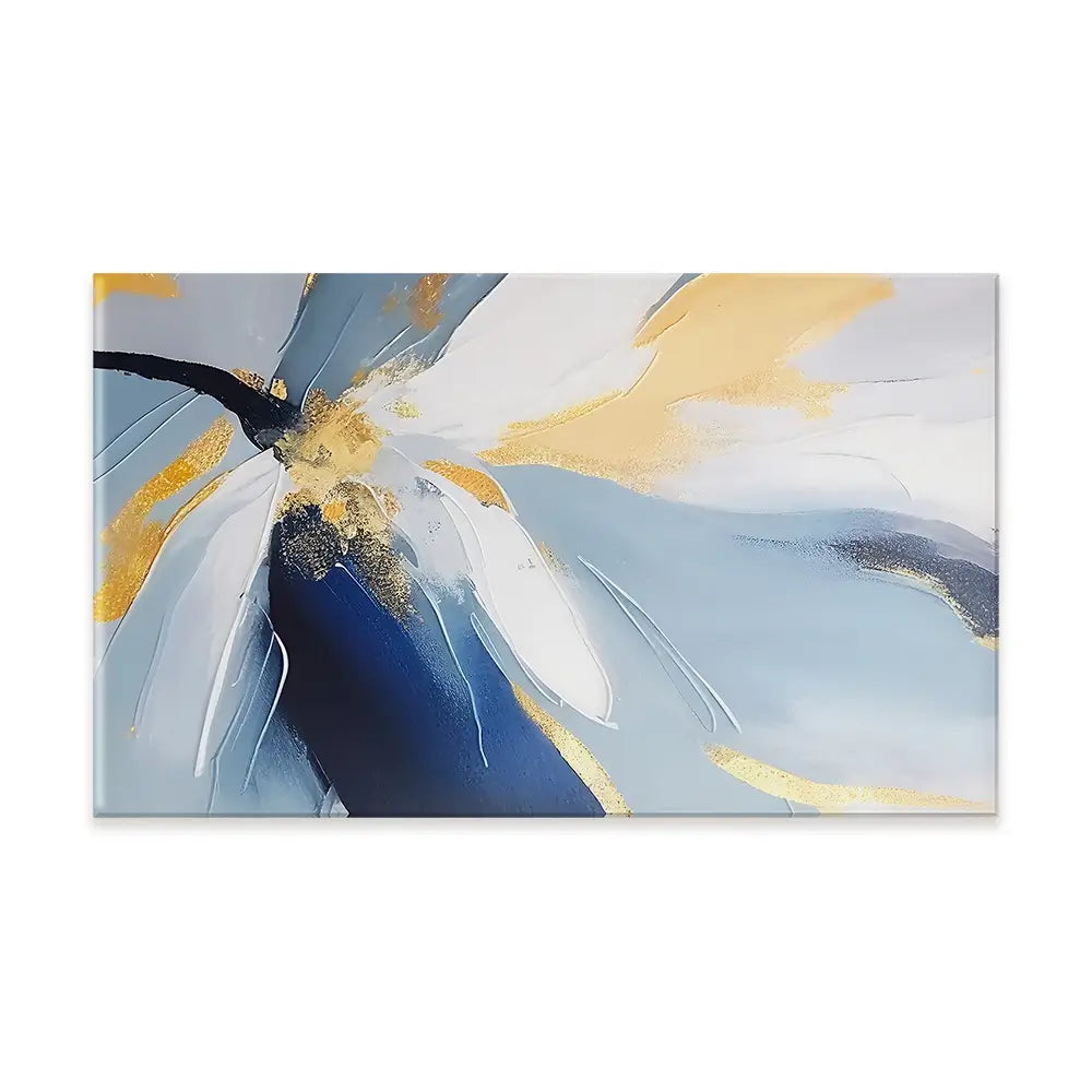 Soft Blue Petals Canvas Print Soft Blue Petals Canvas Print wall art product Art Print Shop