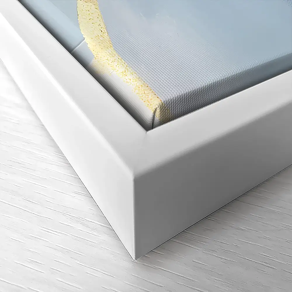 Soft Blue Petals Canvas Print Soft Blue Petals Canvas Print wall art product Art Print Shop