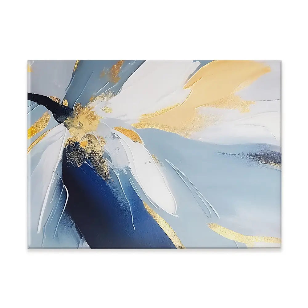 Soft Blue Petals Canvas Print Soft Blue Petals Canvas Print wall art product Art Print Shop