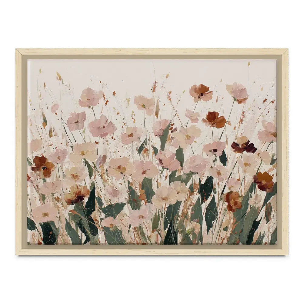 Soft Light Wildflowers Canvas Print Soft Light Wildflowers Canvas Print wall art product Chromatic Storm Studio