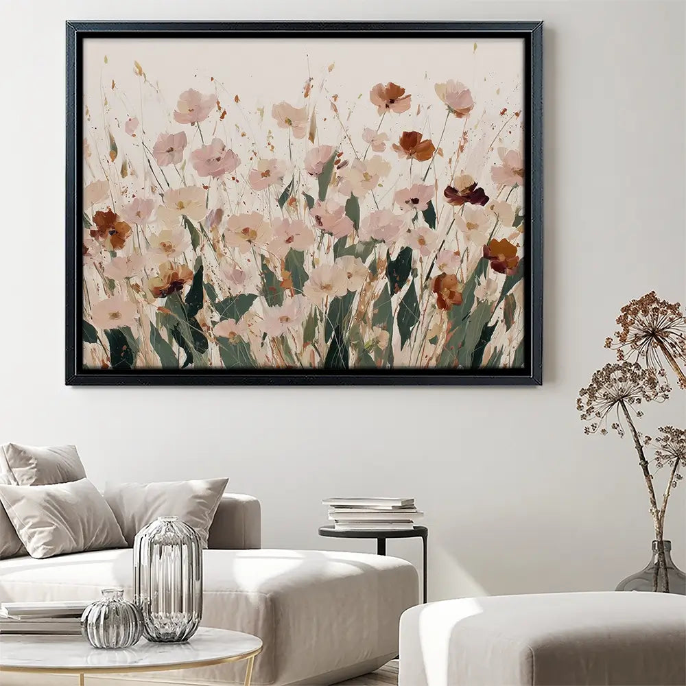Soft Light Wildflowers Canvas Print Soft Light Wildflowers Canvas Print wall art product Chromatic Storm Studio