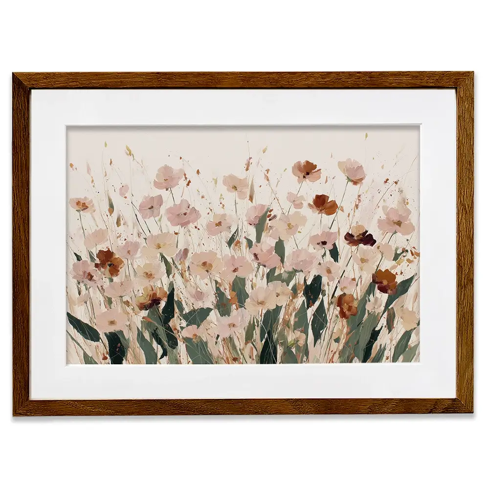 Soft Light Wildflowers Framed Art Print Soft Light Wildflowers Framed Art Print wall art product Chromatic Storm Studio