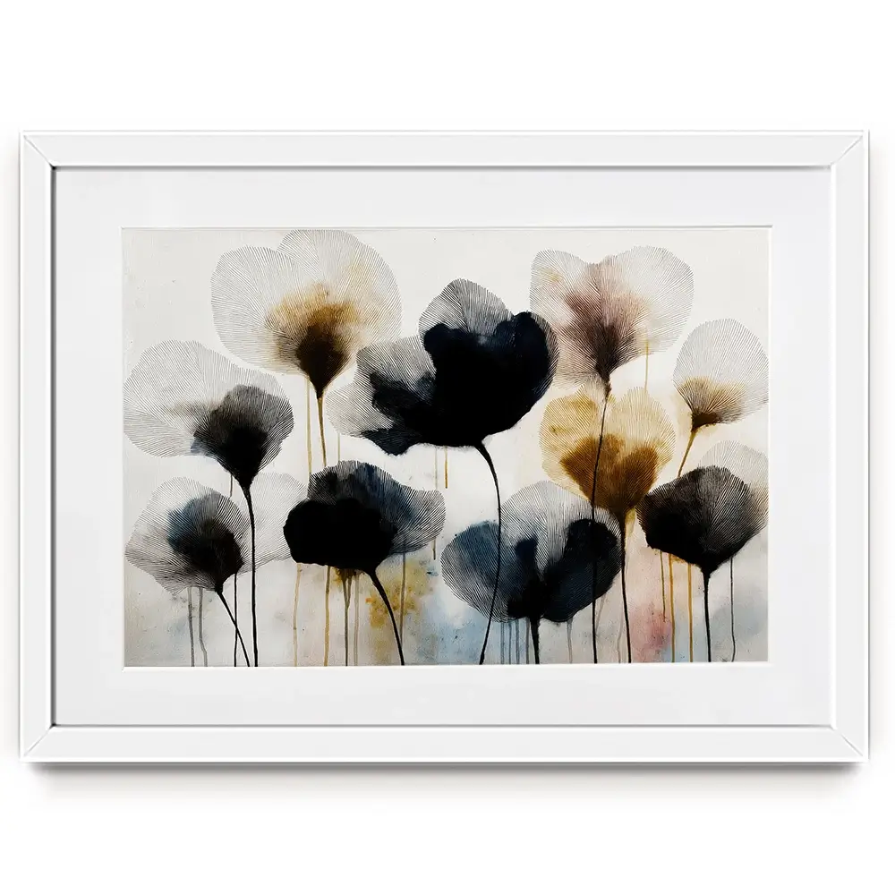 Soft Meadow Wildflowers Framed Art Print Soft Meadow Wildflowers Framed Art Print wall art product Chromatic Storm Studio