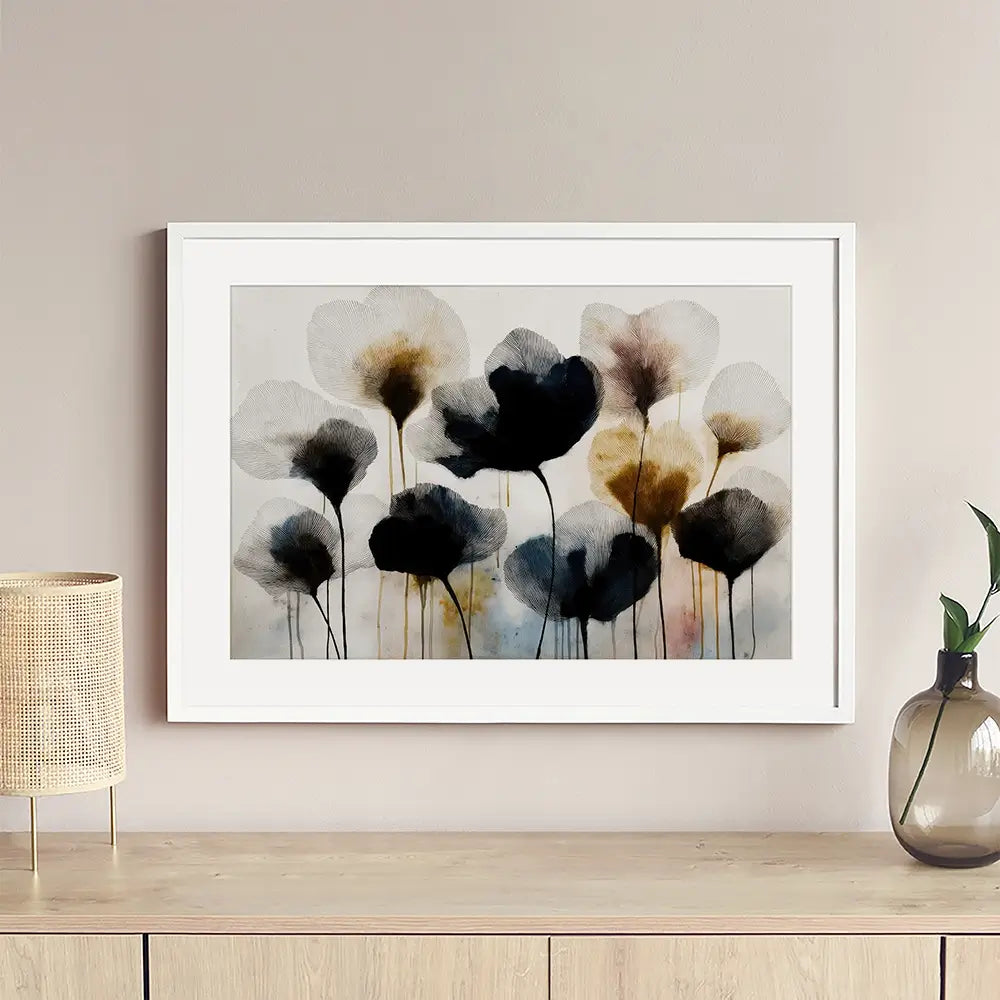 Soft Meadow Wildflowers Framed Art Print Soft Meadow Wildflowers Framed Art Print wall art product Chromatic Storm Studio