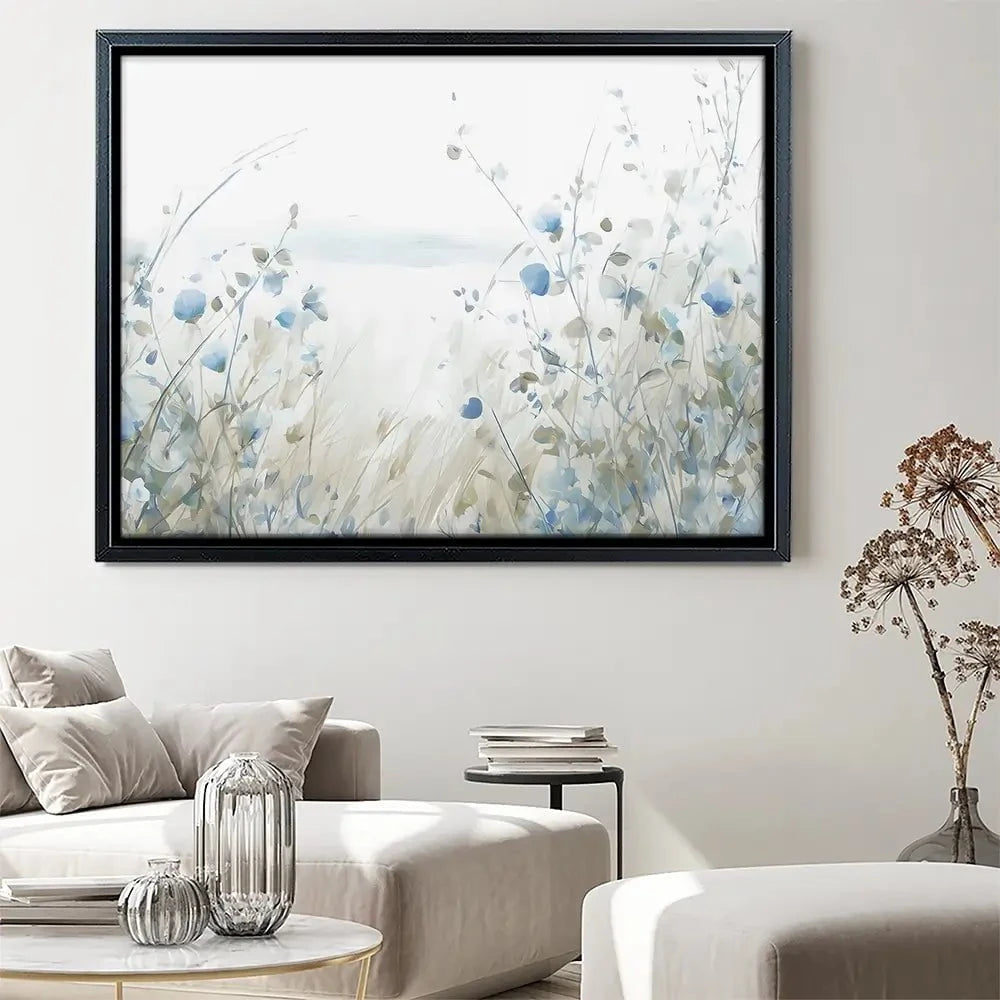 Soft Ocean Flowers Canvas Print Soft Ocean Flowers Canvas Print wall art product Arlington Prints - Independent