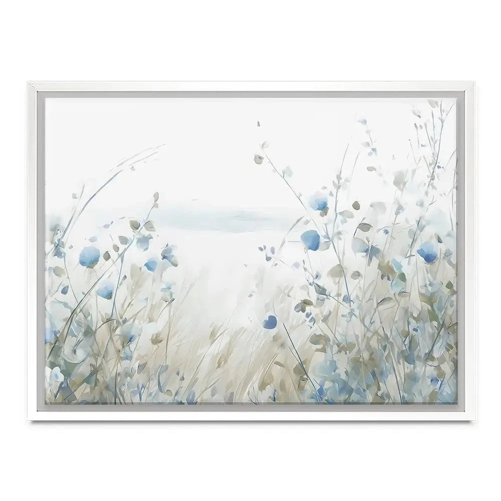 Soft Ocean Flowers Canvas Print Soft Ocean Flowers Canvas Print wall art product Arlington Prints - Independent