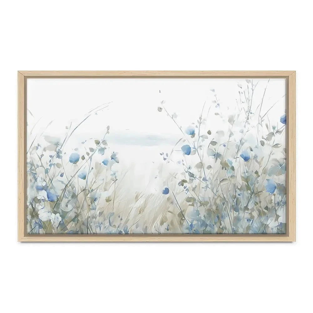 Soft Ocean Flowers Canvas Print Soft Ocean Flowers Canvas Print wall art product Arlington Prints - Independent