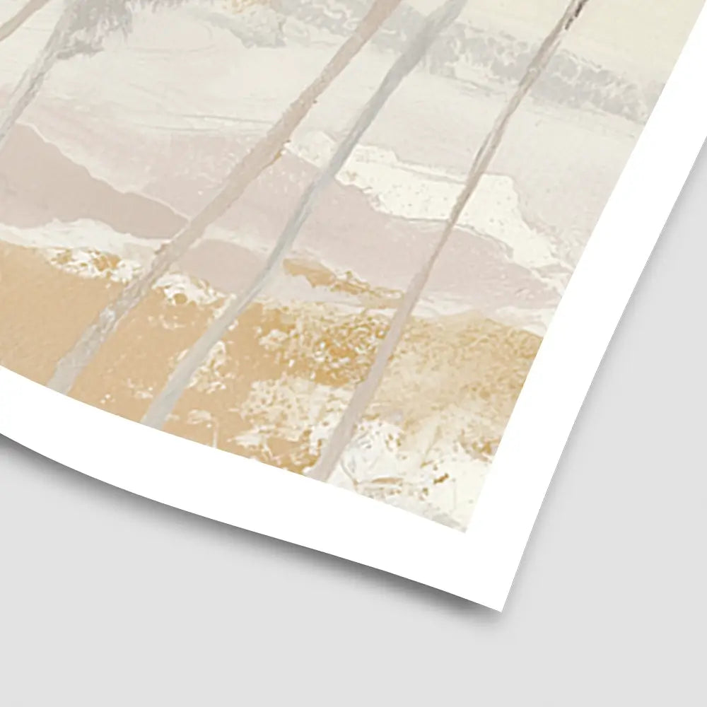 Soft Palm Row Art Print Soft Palm Row Art Print wall art product Chromatic Storm Studio