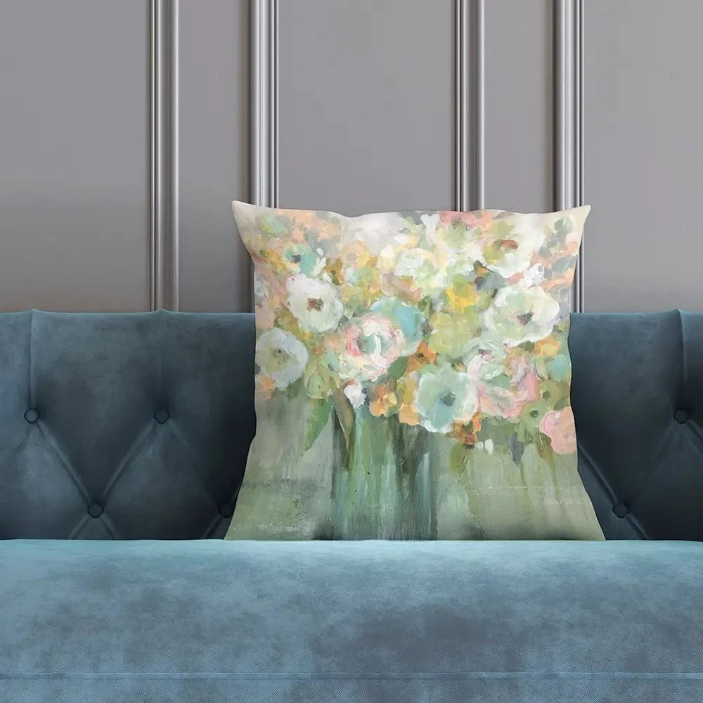 Soft Pastel Arrangement Cushion Soft Pastel Arrangement Cushion wall art product Carol Robinson