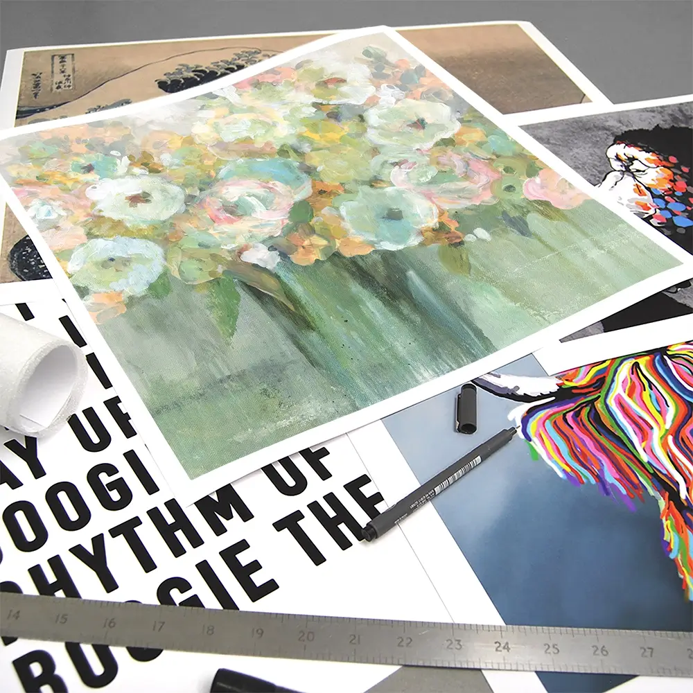 Soft Pastel Arrangement Square Art Print Soft Pastel Arrangement Square Art Print wall art product Carol Robinson