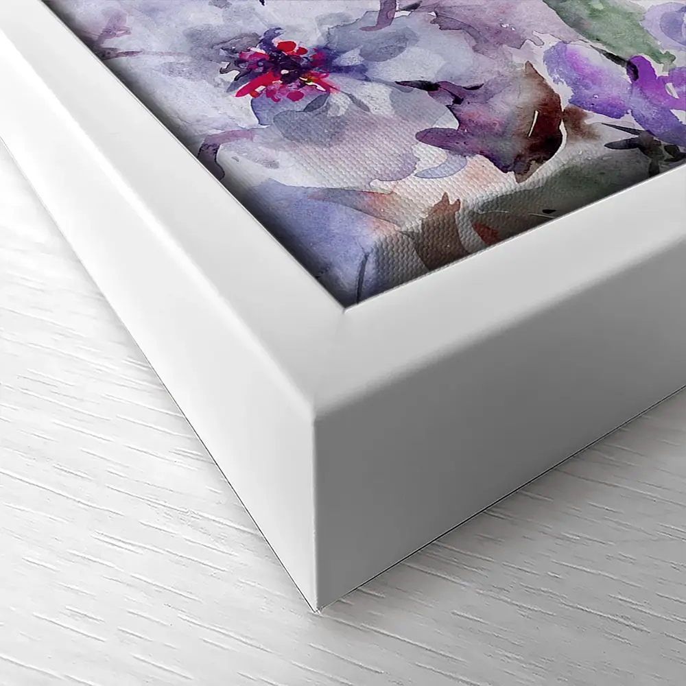 Soft Purple Florals Canvas Print Soft Purple Florals Canvas Print wall art product katiko.dp / Shutterstock