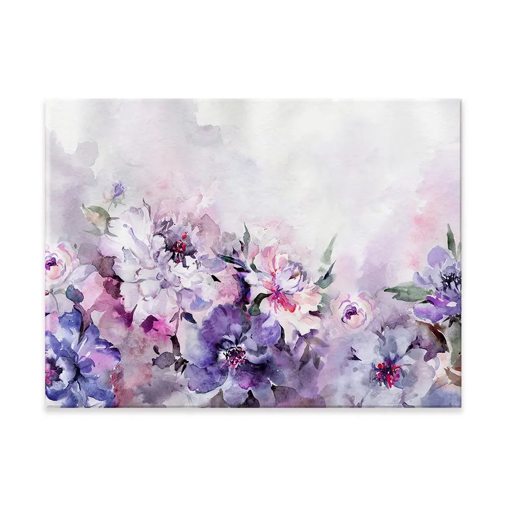 Soft Purple Florals Canvas Print Soft Purple Florals Canvas Print wall art product katiko.dp / Shutterstock