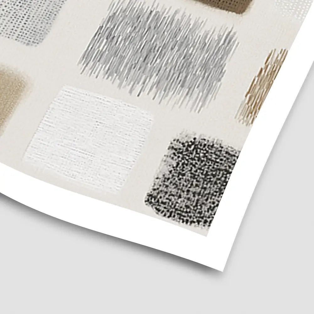 Soft Textile Grid Art Print Soft Textile Grid Art Print wall art product Chromatic Storm Studio
