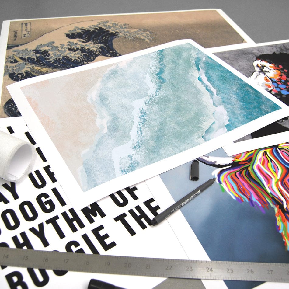 Soft Waves Art Print wall art product DaisyArtDecor / Shutterstock