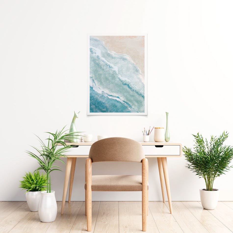 Soft Waves Art Print wall art product DaisyArtDecor / Shutterstock