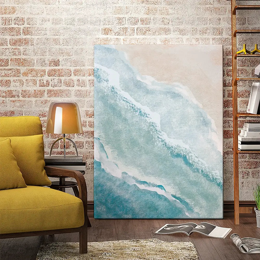 Soft Waves Canvas Print Soft Waves Canvas Print wall art product DaisyArtDecor / Shutterstock