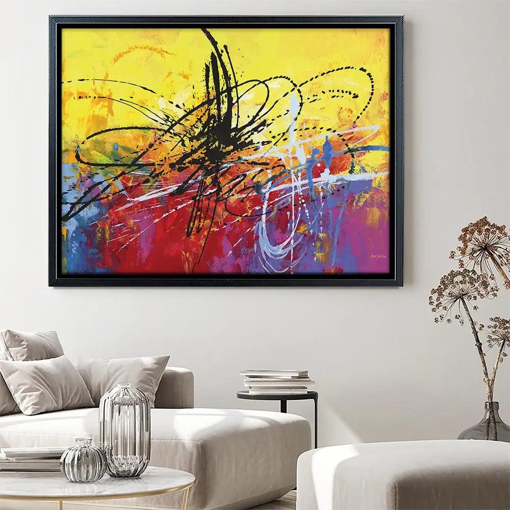 Solar Pulse Canvas Print Solar Pulse Canvas Print wall art product Leon Devenice