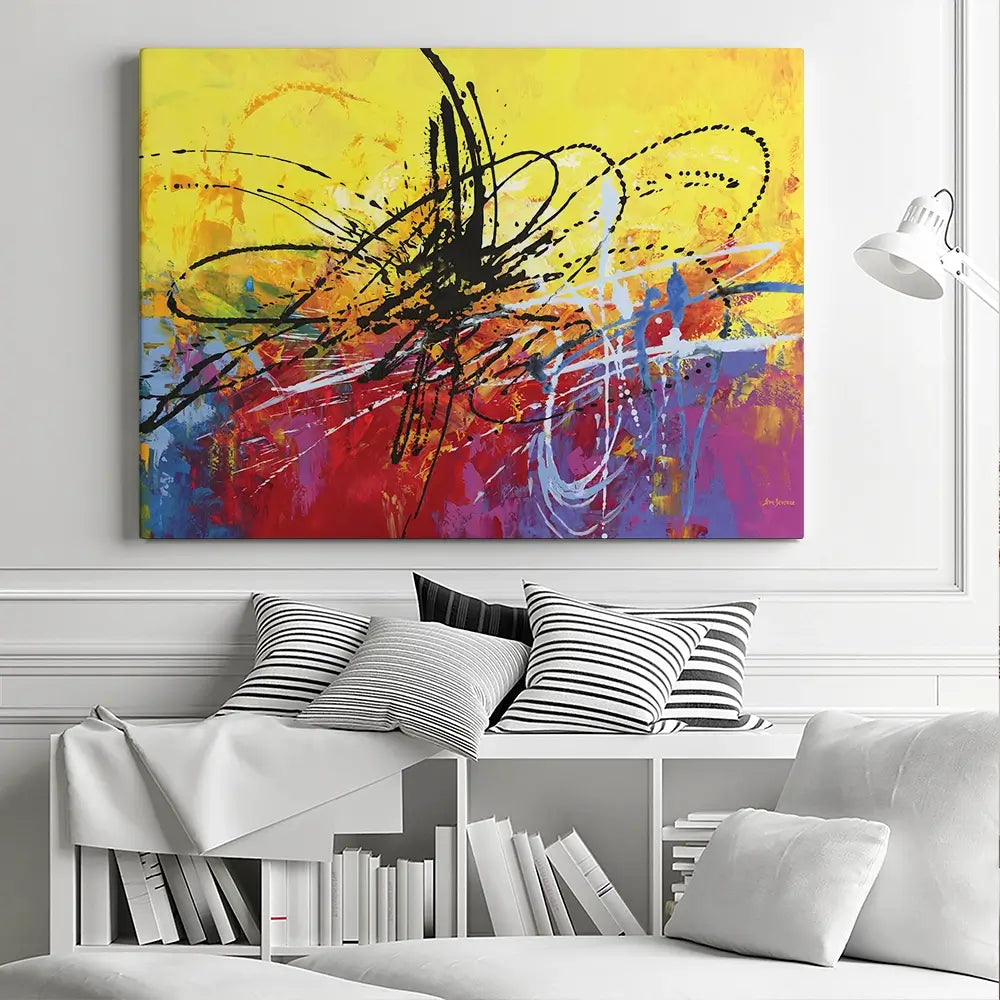 Solar Pulse Canvas Print Solar Pulse Canvas Print wall art product Leon Devenice