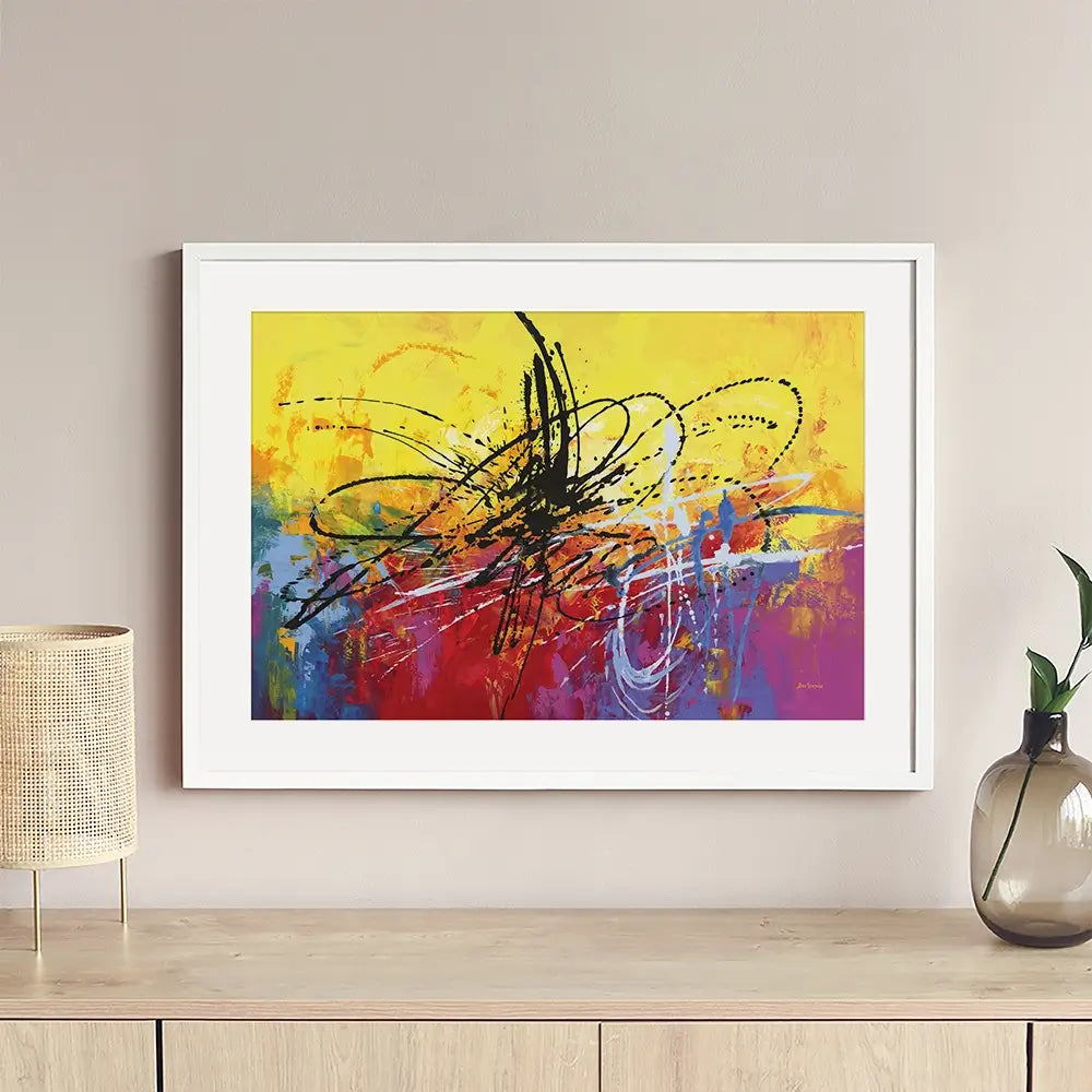 Solar Pulse Framed Art Print Solar Pulse Framed Art Print wall art product Leon Devenice