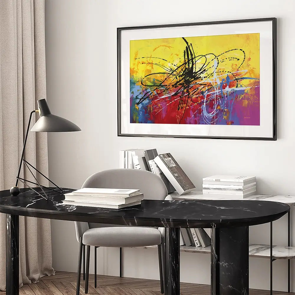 Solar Pulse Framed Art Print Solar Pulse Framed Art Print wall art product Leon Devenice
