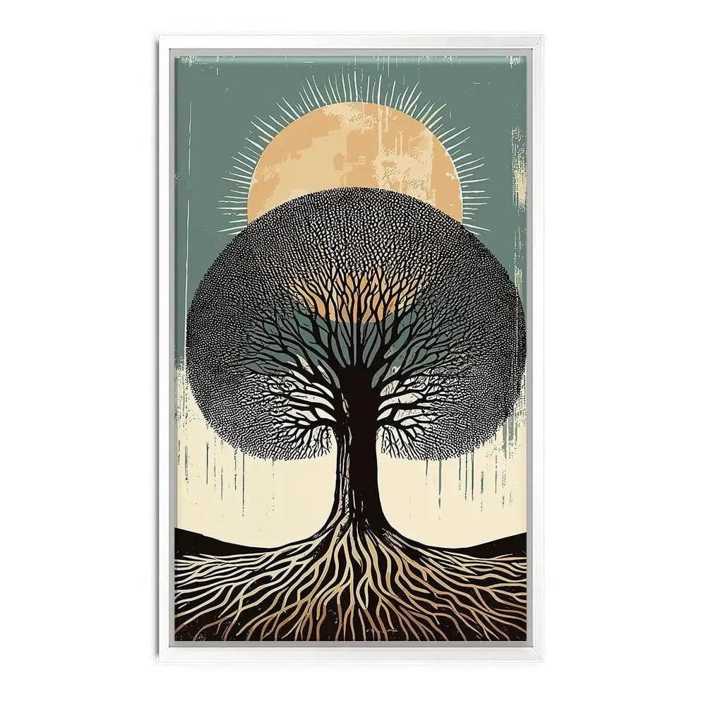 Solar Rooted Canvas Print Solar Rooted Canvas Print wall art product P & M Print Gallery