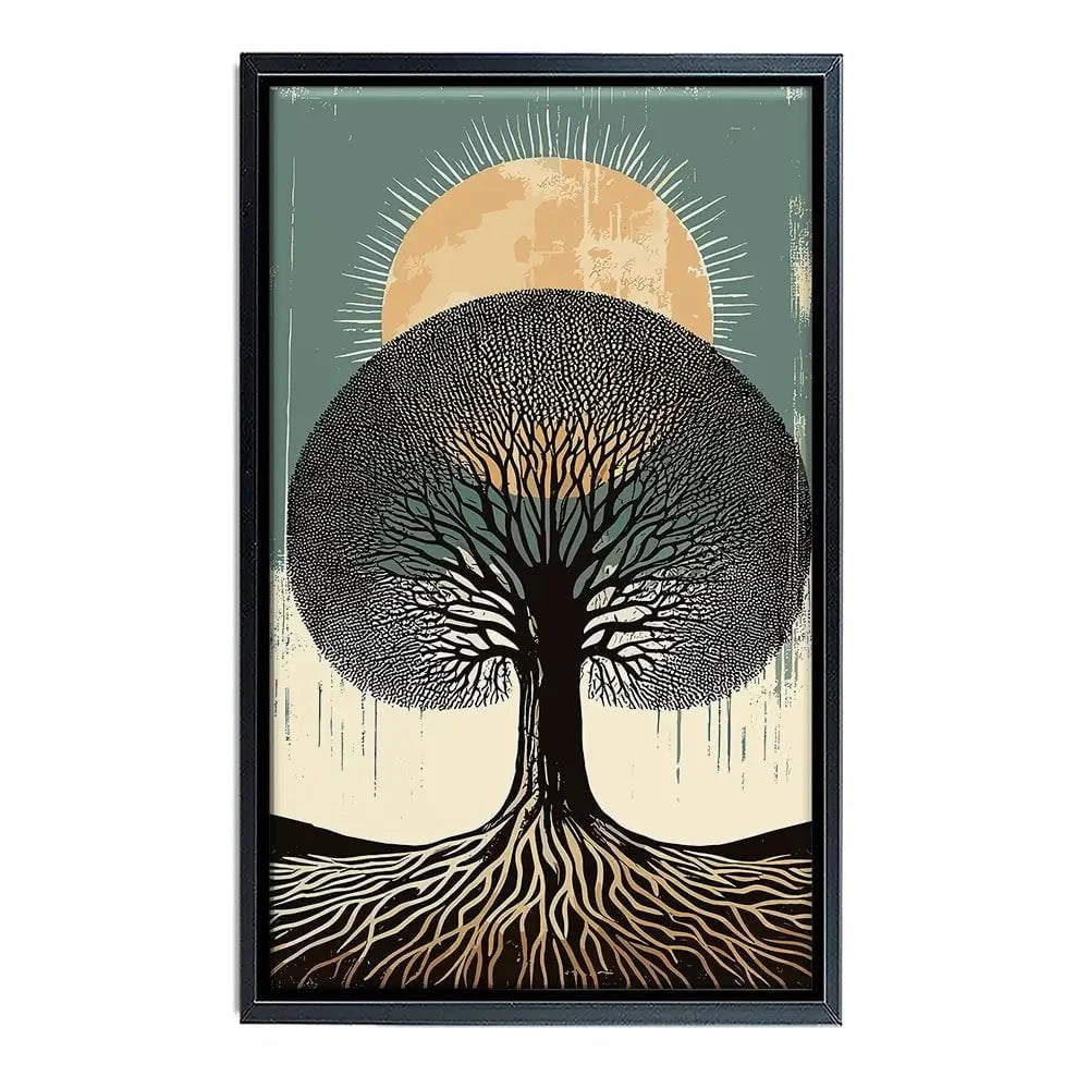Solar Rooted Canvas Print Solar Rooted Canvas Print wall art product P & M Print Gallery