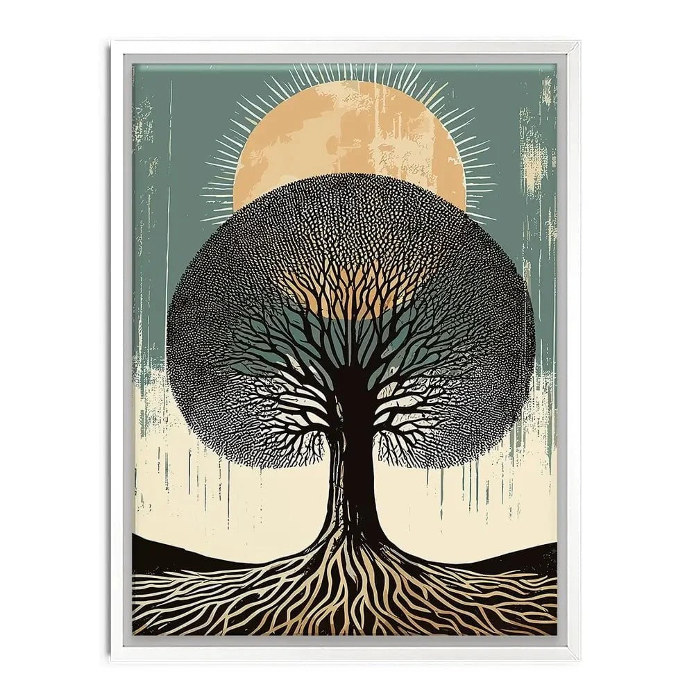 Solar Rooted Canvas Print Solar Rooted Canvas Print wall art product P & M Print Gallery