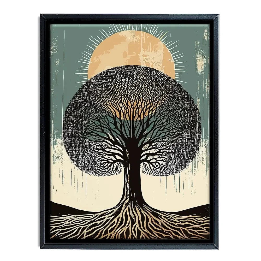 Solar Rooted Canvas Print Solar Rooted Canvas Print wall art product P & M Print Gallery