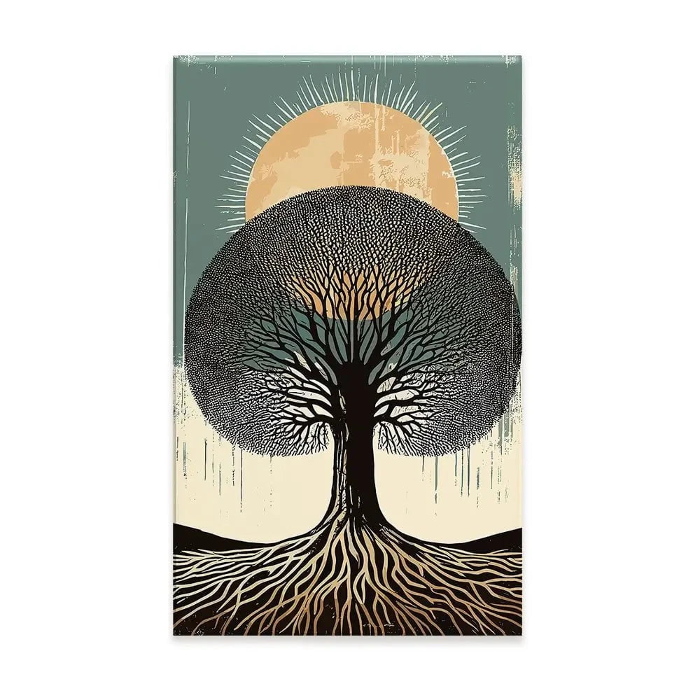 Solar Rooted Canvas Print Solar Rooted Canvas Print wall art product P & M Print Gallery