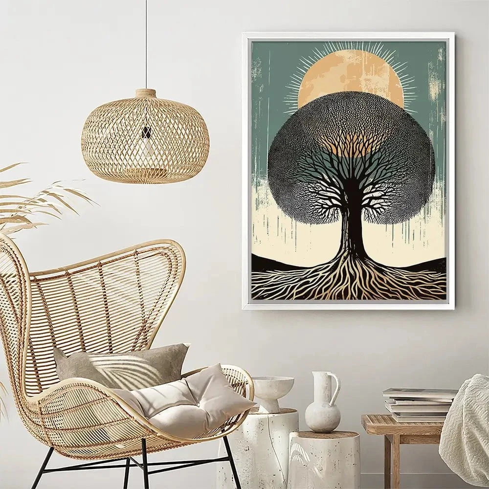 Solar Rooted Canvas Print Solar Rooted Canvas Print wall art product P & M Print Gallery