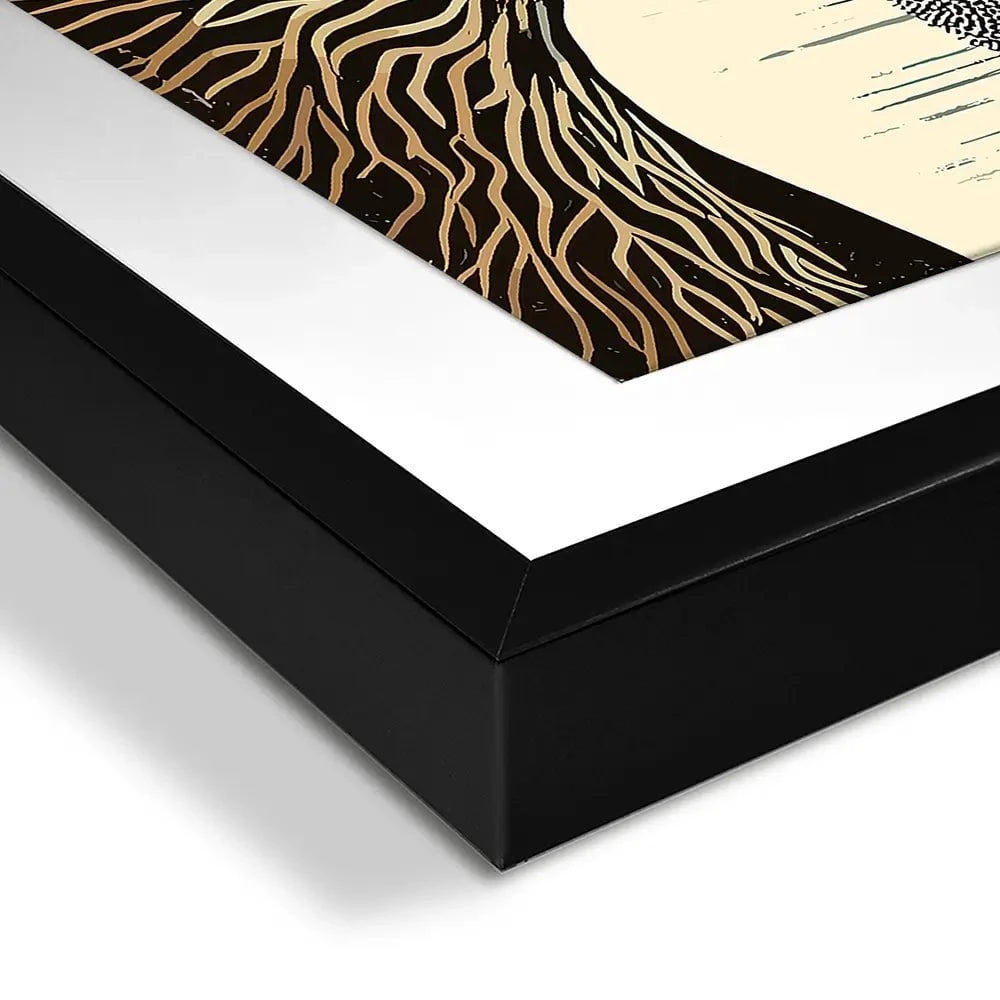 Solar Rooted Framed Art Print Solar Rooted Framed Art Print wall art product P & M Print Gallery